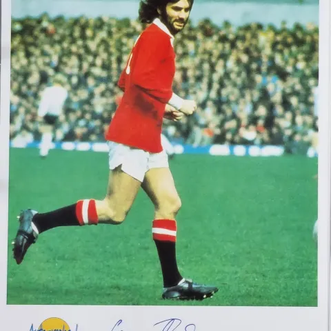 George Best Original Signature