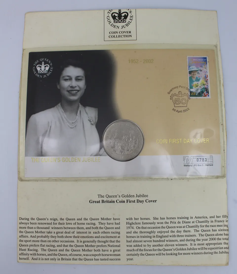 Set of 3 The Queen's Golden Jubilee Coins