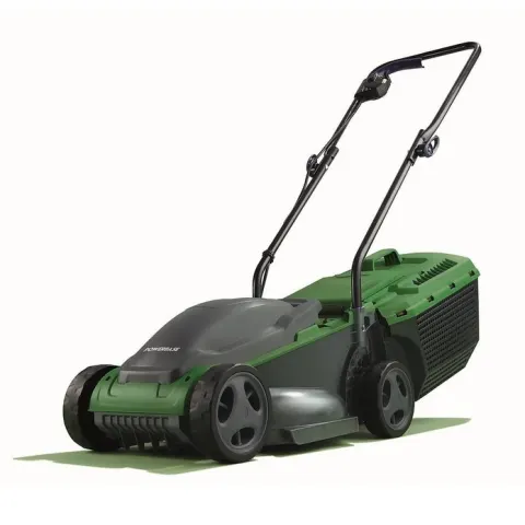 (114/Mez) Lot RRP £. 2x Powerbase Items. 1x 32cm 1200W Electric Rotary Lawn Mower, Powerful High To