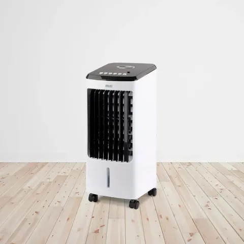 (85/Mez/P18)  RRP £80. Arlec 3.5Litre 3 In 1 Mobile Cooler. Cooler, Fan & Humidifier Unit. Large 27
