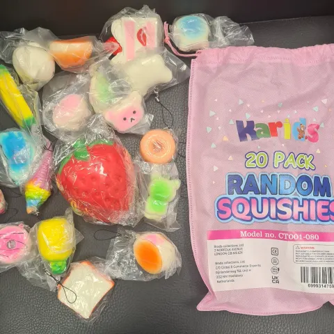 10 Packs - ( 20pc Foam Squishy Assorted Toys ) - 10 Packs In Lot - RRP £7.99