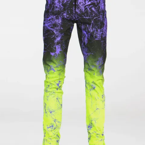 MJB Marc Jaques Burton Cracked Ombre Crixus Jeans, Online Price £995, Size 32