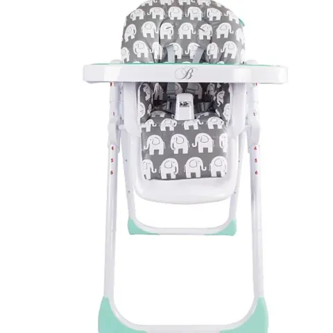 (102/Mez) RRP £80. My Babiie Billie Faiers Premium Highchair Elephants.