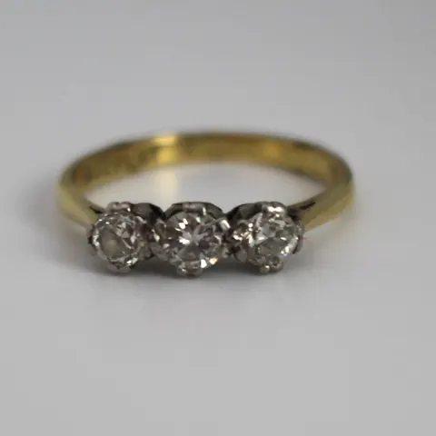 Three Stone Diamond Ring