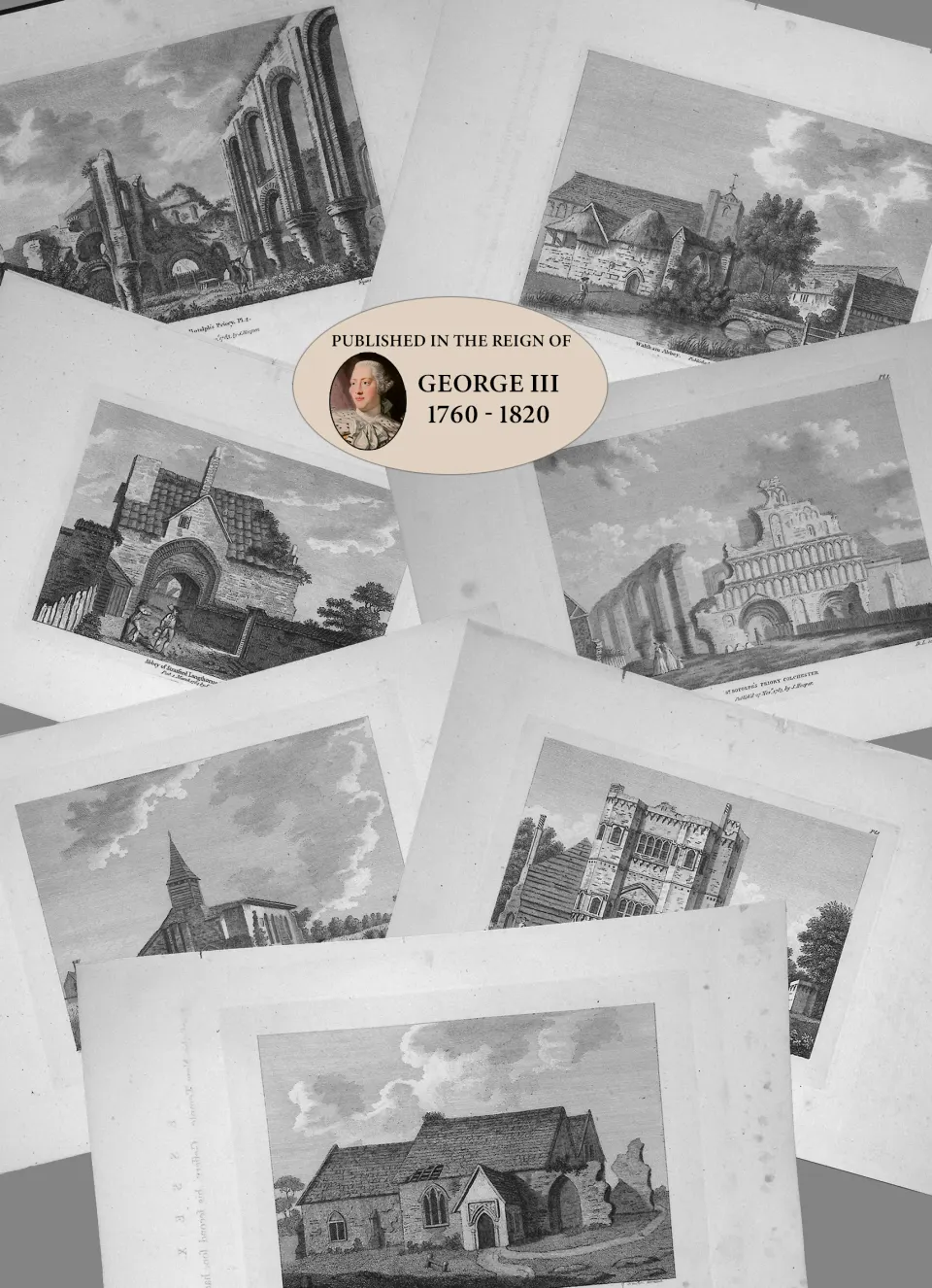 Job Lot County Essex Francis Grose Antique 230+ Years Old Copper Engravings-2.