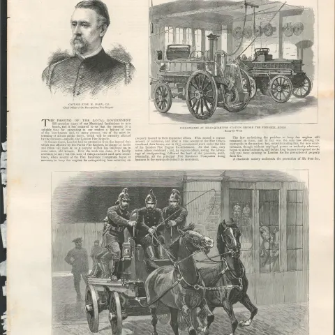London Metropolitan Fire Brigade 4 Page 1888  Victorian Supplement