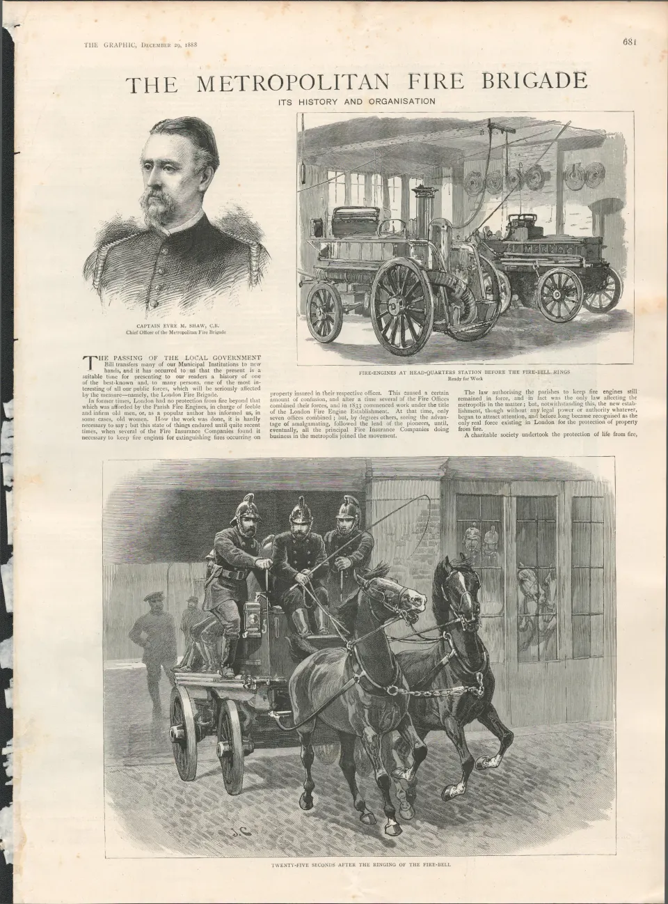 London Metropolitan Fire Brigade 4 Page 1888  Victorian Supplement