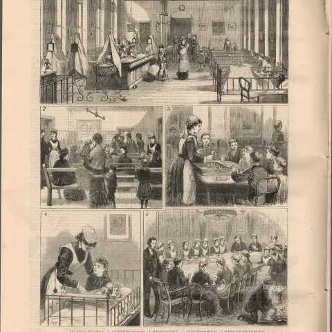 East London Children's Hospital Antique 1878  Newspaper