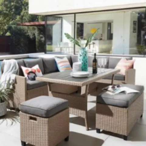 Home and Garden Furniture Sets, Sofas, Furniture, Exercise Machines, Electric Scooters, Parasols, Vacuums & Carpet Washers.