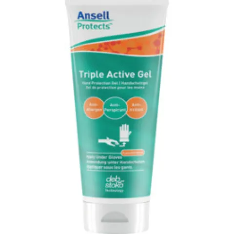 24 x Ansell Protects 100ML - Triple Active Gel Hand Protection RRP 4.99 ea
