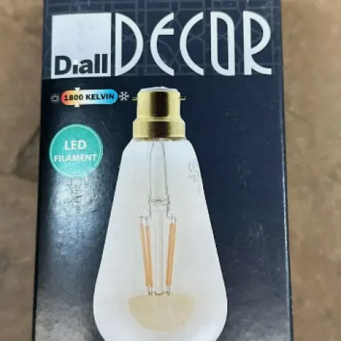 20 X DIALL DECOR B22 470 BULB - VINTAGE LOOK