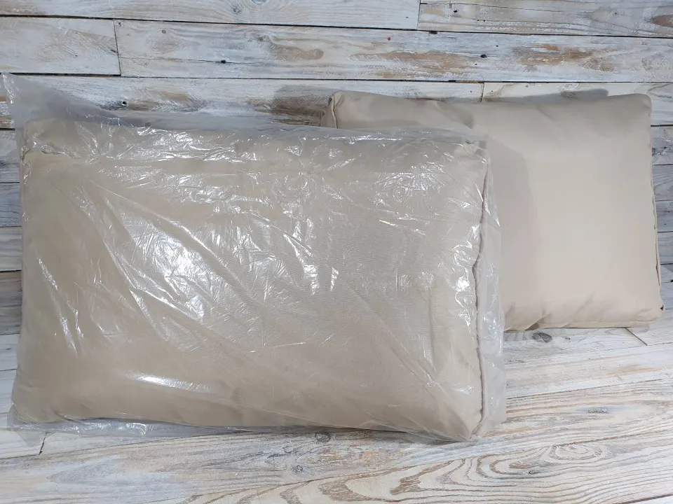 2 x Different Rattan Cushions. Different shades. Rrp £32