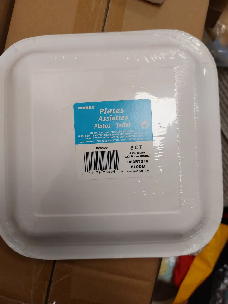 Valentines Plates x 11 packs Plus 1 Pk Serviettes