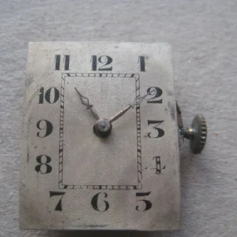 Vintage Silver Cased Mens Wristwatch