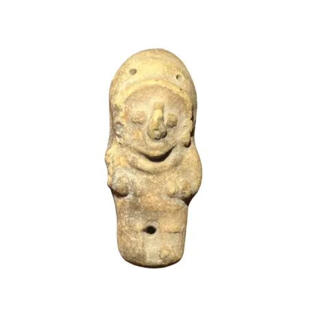 Antiquities: Pre Columbian Mayan Clay Ocarina Whistle (£7 UK - £20 Int Post)