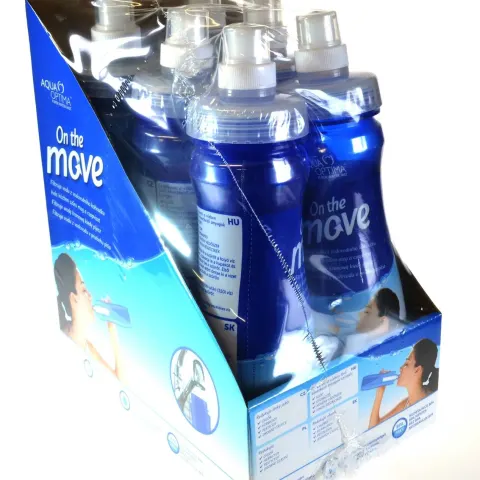6 x Aqua Optima On The Move Water Bottles