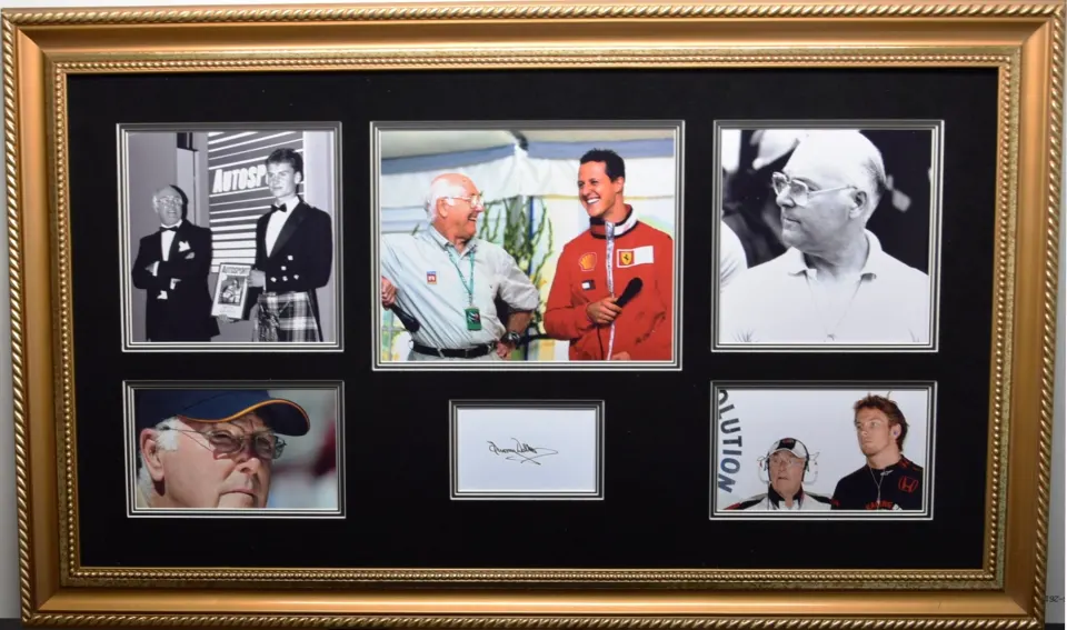 MURRAY WALKER original signature presentation.