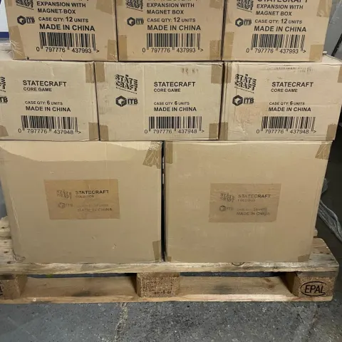 Pallet of Statecraft Board Games & Accessories Est RRP Over £2000