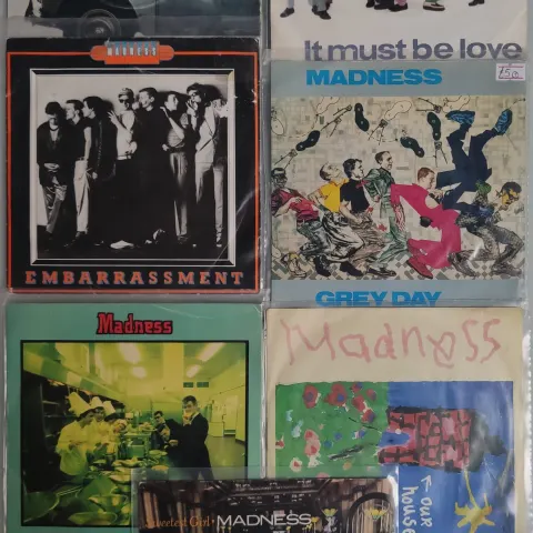 A Collection of 7x Madness 7” Vinyl Singles Mainly VG to VG+ Condition