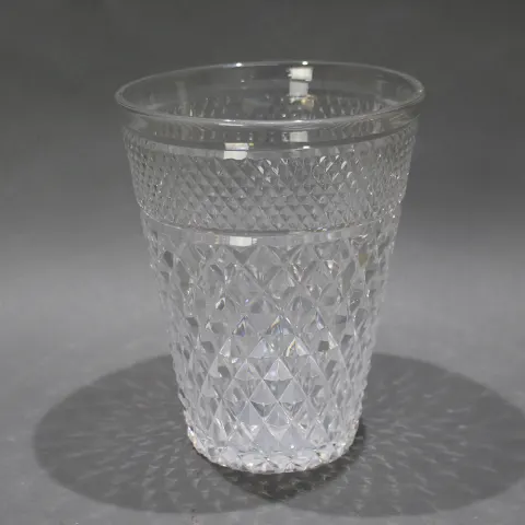 Vintage Cut Glass Crystal Vase Champagne Bucket
