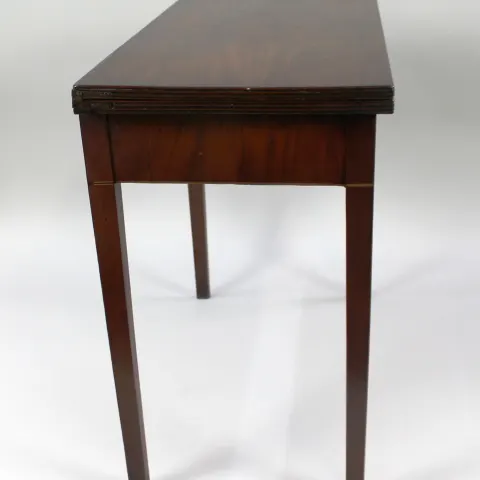 Late Georgian Inlaid Mahogany Card Table