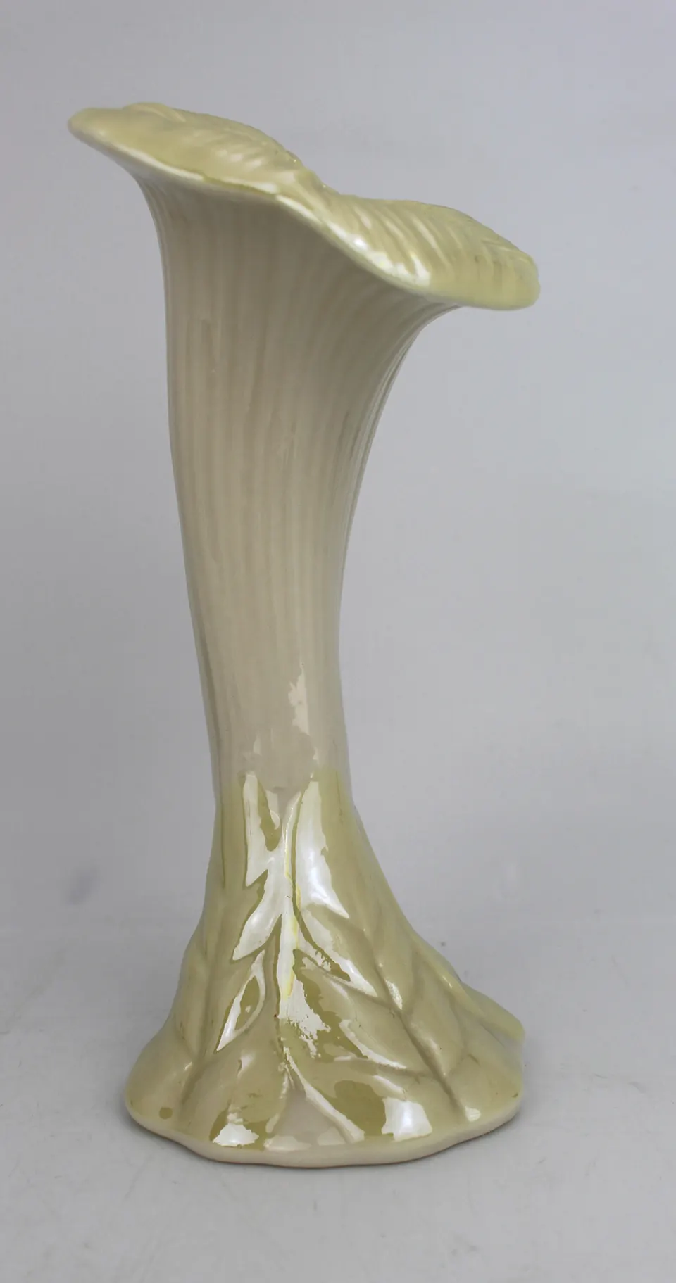Irish Belleek Lustre Sunflower Vase c.1970