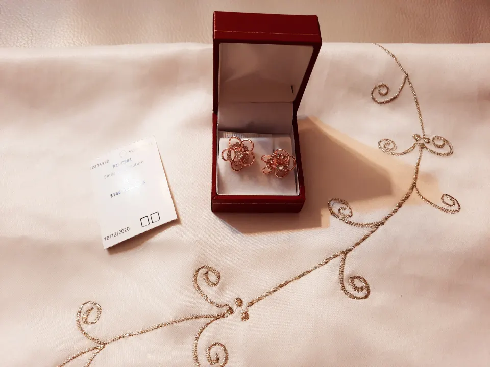 Richard Designs Earrings Style E146 Rose gold