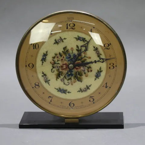 Vintage Smiths One Day English Table Clock