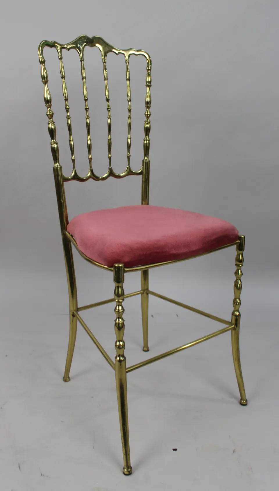 Vintage Italian Brass Chiavari Chair
