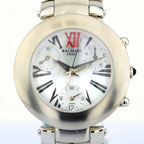 Pierre Balmain / Bubble SwissChronographDate - Gentlemen's Steel Wristwatch