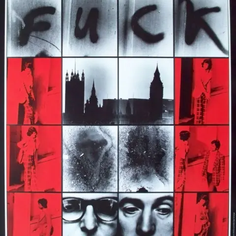 Gilbert George Vintage Hand Signed Limited Edition F*CK / FU*K For Serpentine Gallery 2002