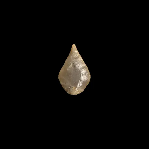Antiquities: Neolithic stone age leaf blade arrow head found North York Moors by John Grayson