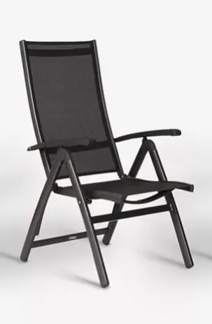 KETTLER Elba Garden Cushioned Sun Lounger, Charcoal  RI003001373 Goods are damaged Product damage on
