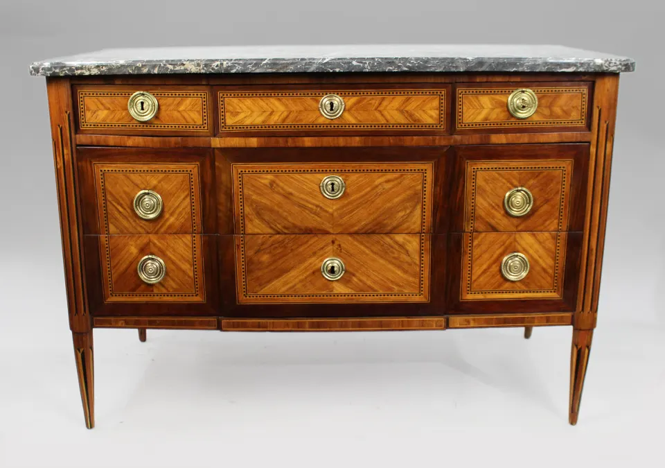 Louis XVI Marble-Topped Commode