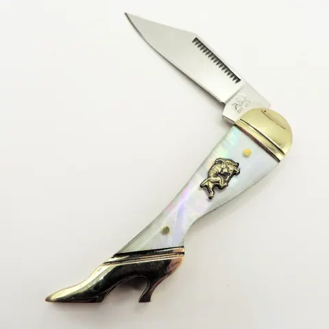 Steel Warrior Mother of Pearl Pocket Knife