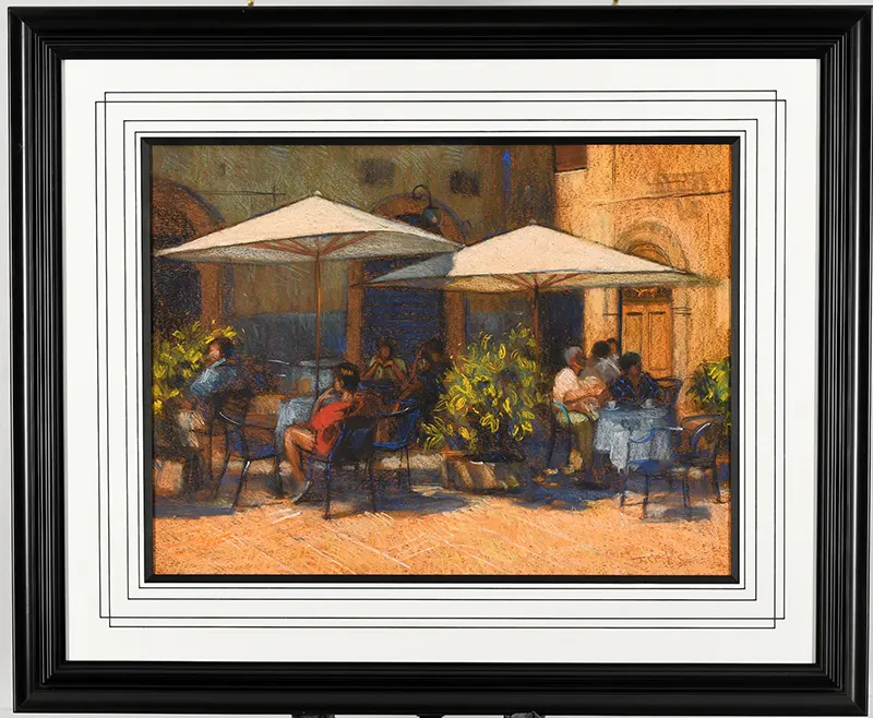 Original Framed Pastel by John Mackie