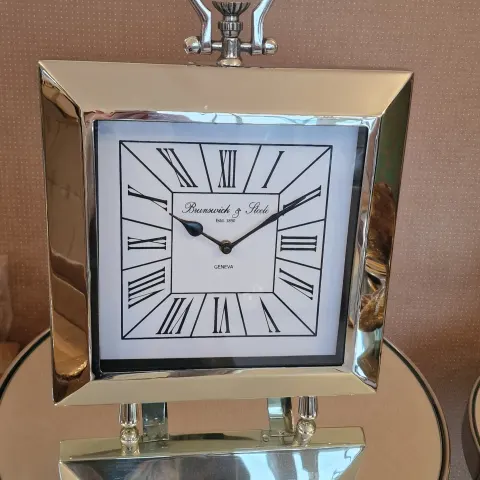 Square 40cm Mantle Clocks x 4