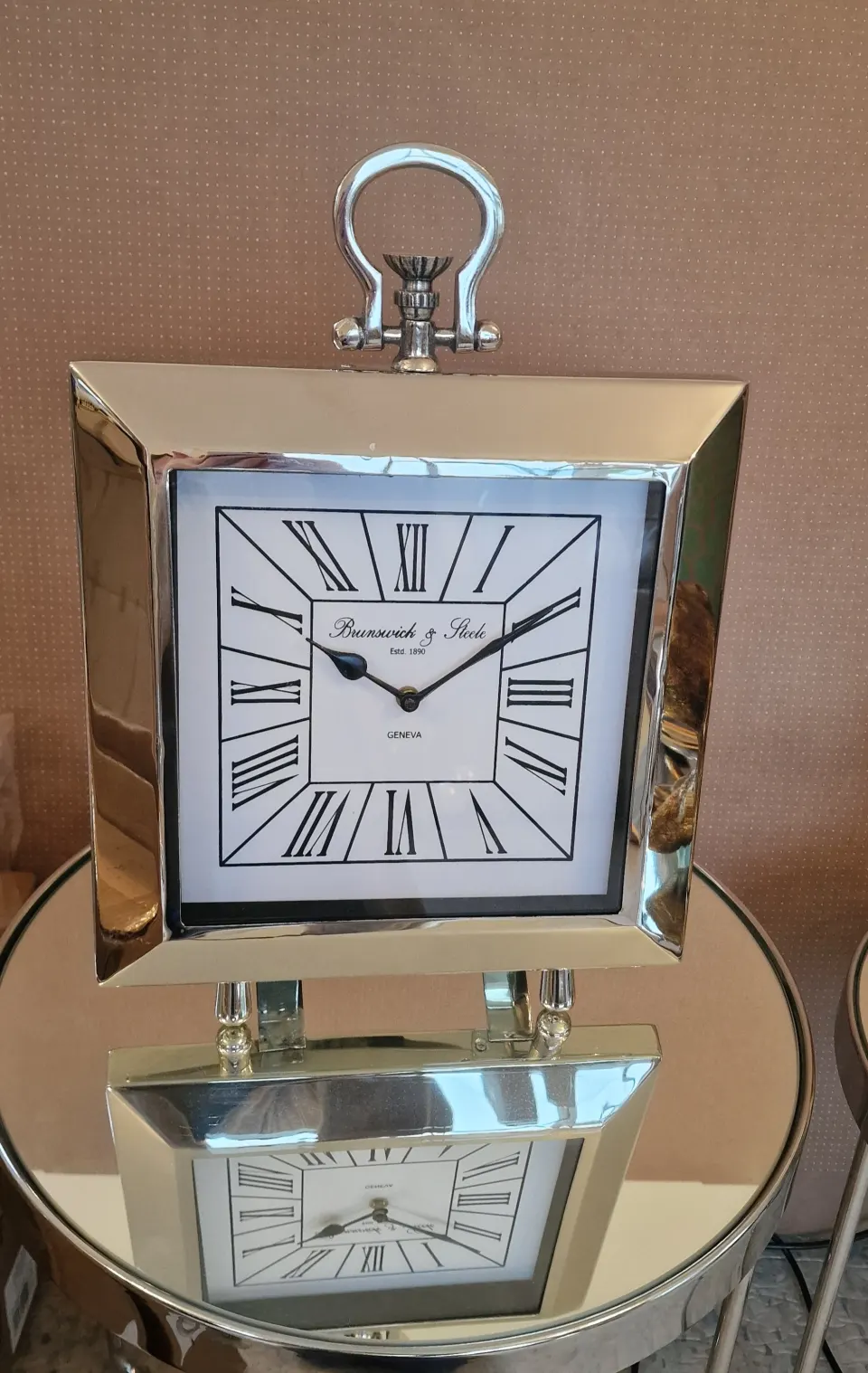 Square 40cm Mantle Clocks x 4