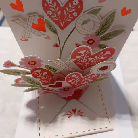 Pop Up Heart Cards Box of 48