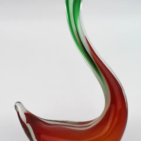 Art Glass Chicken Sculpture