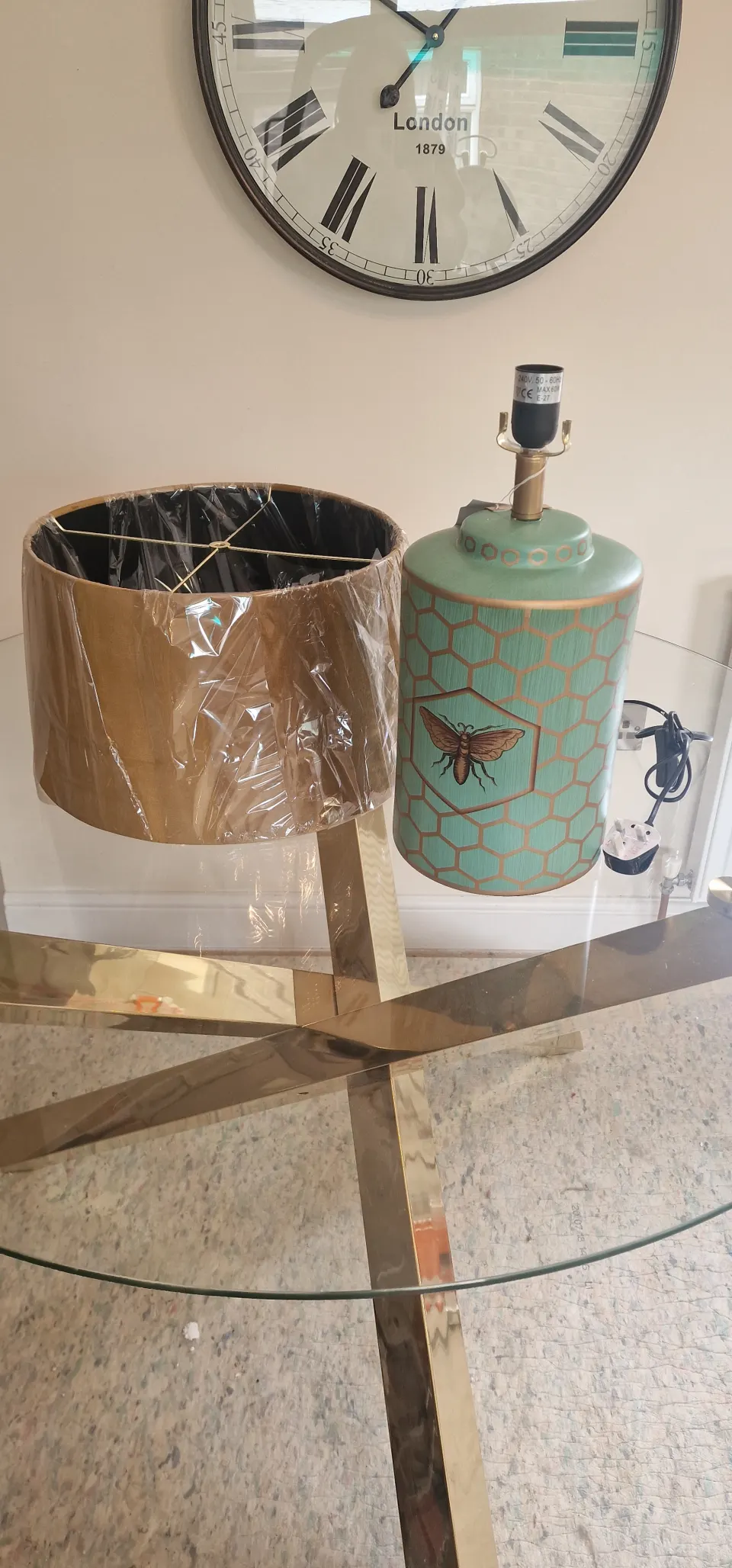 Bee Lamp and Shade