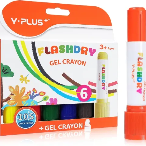 10 x Flashdry Tempera Paint Sticks for Toddler L17b