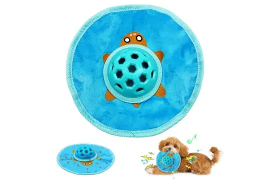 5 X Brand New Squeaky Frisbee Dog Toy RRP £45.15