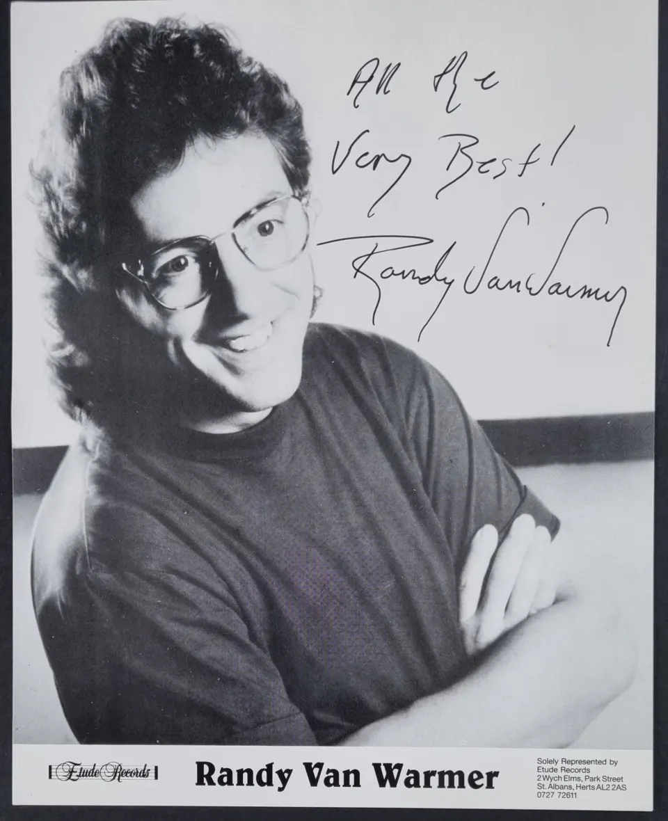 Randy Van Warmer Original Signature
