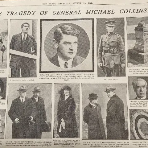 Michael Collins Shot Dead Last Fight Brave Struggle with Rebels 1922
