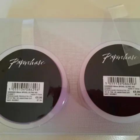 Purple Ribbons, 5 cm Reels x 10 From Paperchase