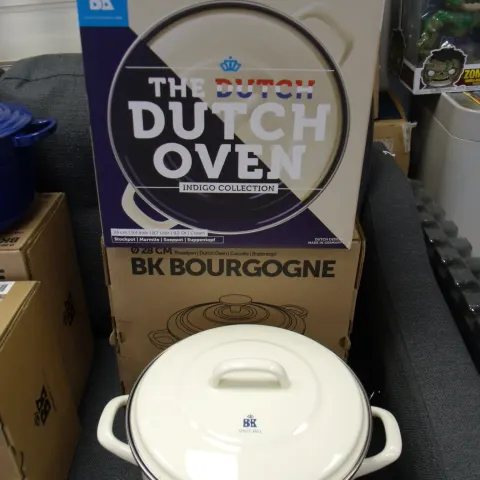 1pc Enamel and Cobalt Cream colour Dutch Oven BKK stockpot - premium brand rrp £89.99.