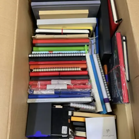 Box of Assorted New Notebooks (B13)
