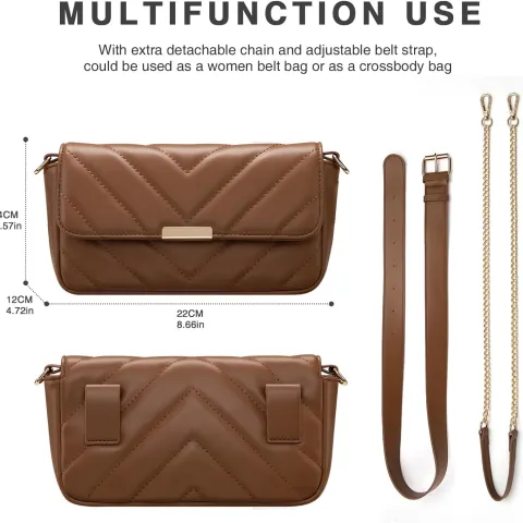 Mini Women Leather Belt Bag L9