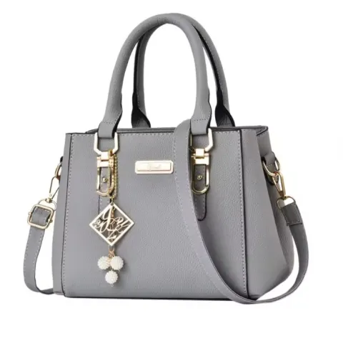 Your Perfect Everyday Companion – Stylish & Versatile Handbag! Light Grey